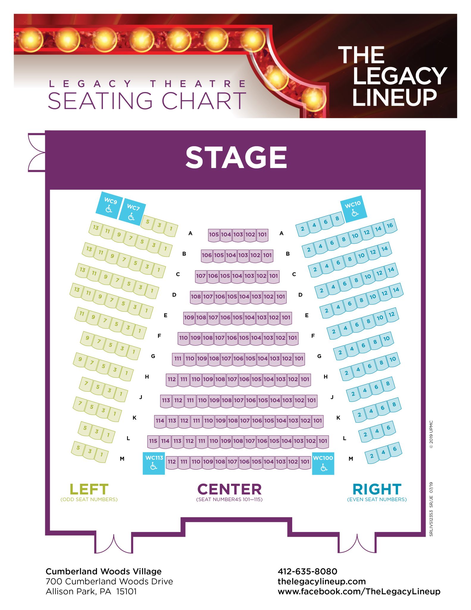 Iv Theater Seating Chart